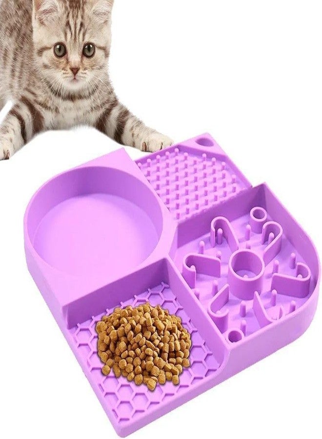 Minitul Pet Licking Mat Slow Feeder for Dogs and Cats, Anxiety Relief, Strong Suction Cups, Food Grade Silicone, Flexible and Easy-to-Clean Dog Lick Mat, Perfect for Dogs and Cats (po1) - Image 1